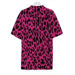 Hot Pink Leopard Print Hawaiian Shirt