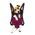 Hot Pink Leopard Print Pet Carrier Backpack
