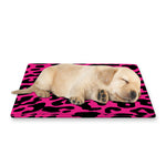 Hot Pink Leopard Print Pet Cooling Mat Cover