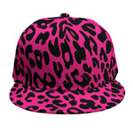 Hot Pink Leopard Print Snapback Cap