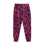 Hot Pink Leopard Print Sweatpants
