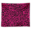 Hot Pink Leopard Print Tapestry