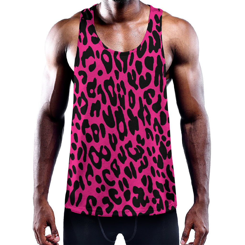 Hot Pink Leopard Print Training Tank Top