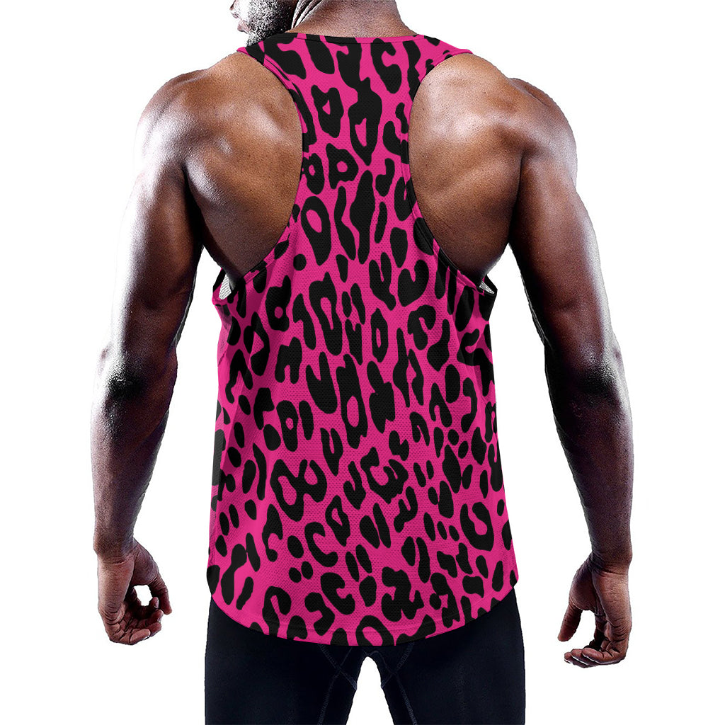 Hot Pink Leopard Print Training Tank Top