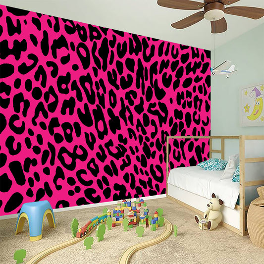 Hot Pink Leopard Print Wall Sticker