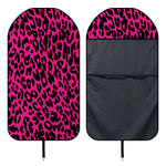 Hot Pink Leopard Print Waterproof Car Seat Cover