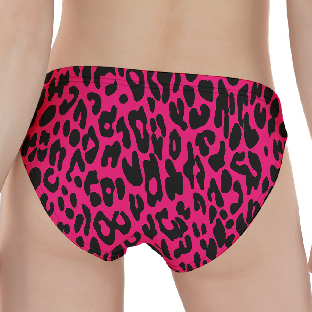 Hot Pink Leopard Print Women's Panties