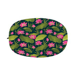 Hot Pink Lotus Pattern Print Car Side Mirror Covers