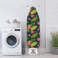 Hot Pink Lotus Pattern Print Ironing Board Cover