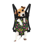 Hot Pink Lotus Pattern Print Pet Carrier Backpack