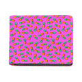 Hot Pink Pineapple Pattern Print Bifold Wallet