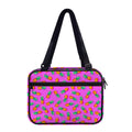 Hot Pink Pineapple Pattern Print Double Strap Bible Bag