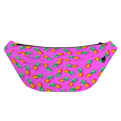 Hot Pink Pineapple Pattern Print Fanny Pack