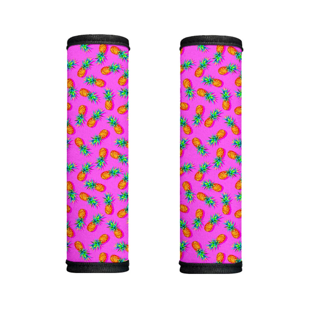 Hot Pink Pineapple Pattern Print Handle Covers