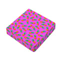 Hot Pink Pineapple Pattern Print Outdoor Seat Cushion Cover