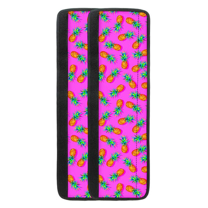 Hot Pink Pineapple Pattern Print Refrigerator Handle Covers