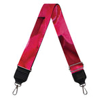 Hot Pink Rose Print Bag Strap