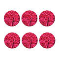 Hot Pink Rose Print Coaster Set