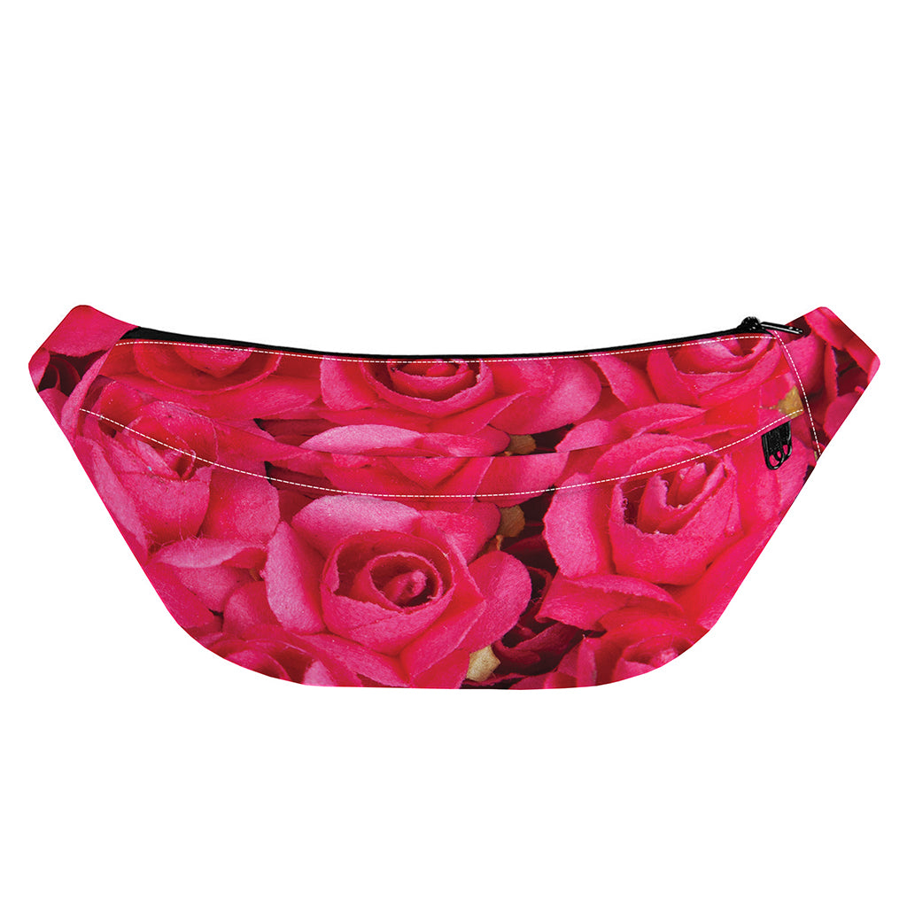 Hot Pink Rose Print Fanny Pack