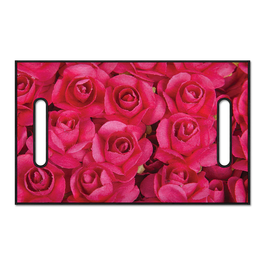 Hot Pink Rose Print Golf Cart Seat Cover