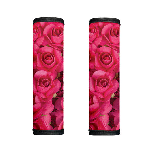 Hot Pink Rose Print Handle Covers