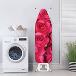 Hot Pink Rose Print Ironing Board Cover