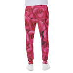 Hot Pink Rose Print Scuba Joggers