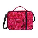 Hot Pink Rose Print Shoulder Strap Bible Bag