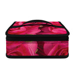 Hot Pink Rose Print Small Lunch Bag