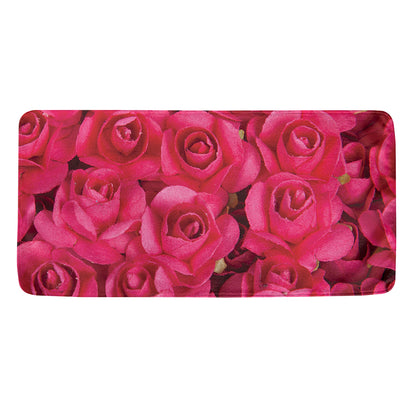 Hot Pink Rose Print Towel