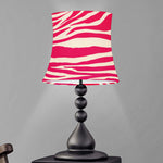 Hot Pink Zebra Pattern Print Bell Lamp Shade