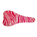Hot Pink Zebra Pattern Print Bicycle Seat Cover