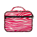Hot Pink Zebra Pattern Print Briefcase Bible Bag