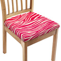 Hot Pink Zebra Pattern Print Chair Cushion Cover