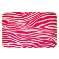 Hot Pink Zebra Pattern Print Indoor Door Mat