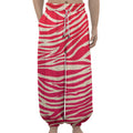 Hot Pink Zebra Pattern Print Lantern Pants
