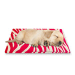 Hot Pink Zebra Pattern Print Pet Cooling Mat Cover