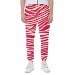 Hot Pink Zebra Pattern Print Scuba Joggers