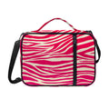 Hot Pink Zebra Pattern Print Shoulder Strap Bible Bag