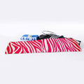 Hot Pink Zebra Pattern Print Sports Towel