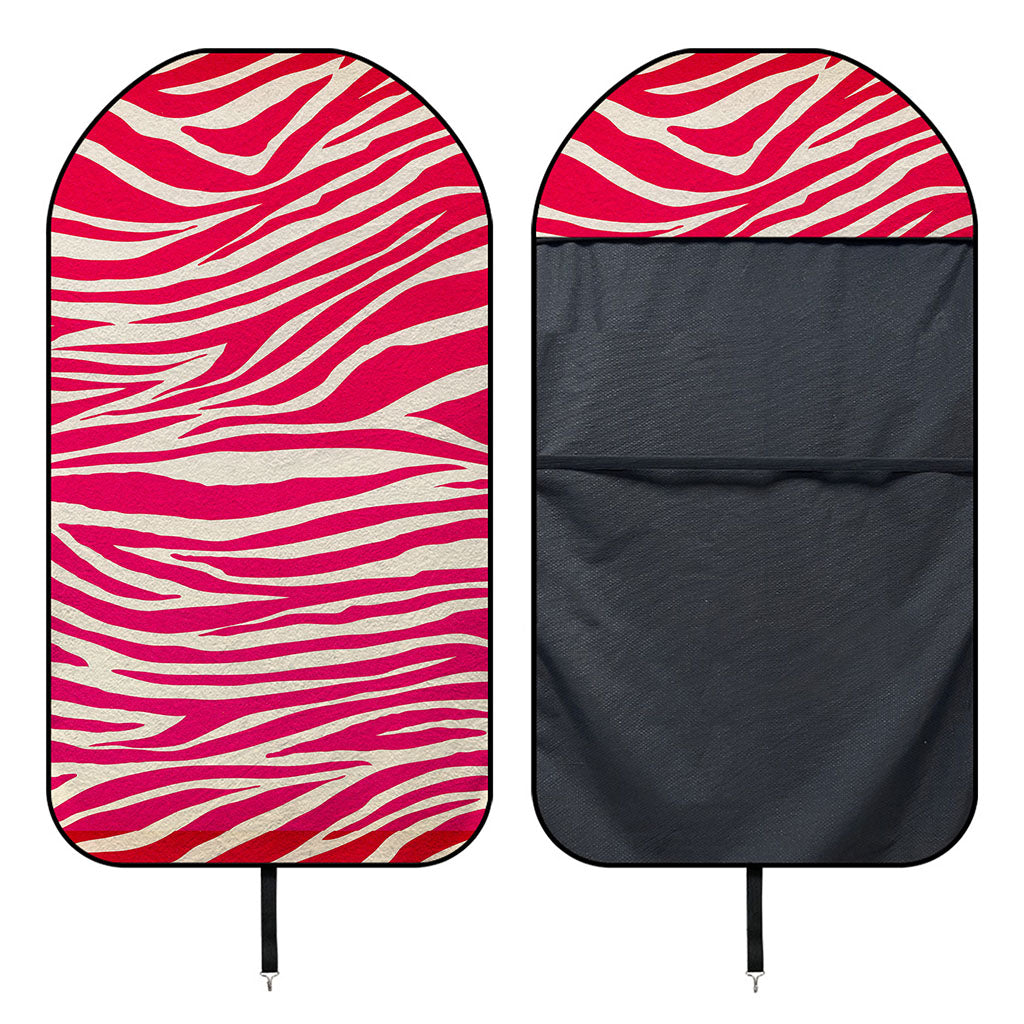 Hot Pink Zebra Pattern Print Waterproof Car Seat Cover