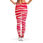 Hot Pink Zebra Pattern Print Women's Leggings