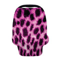 Hot Purple And Black Cheetah Print Baby Seat Cover