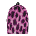Hot Purple And Black Cheetah Print School Backpack