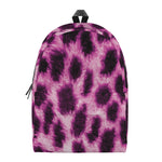 Hot Purple And Black Cheetah Print Backpack