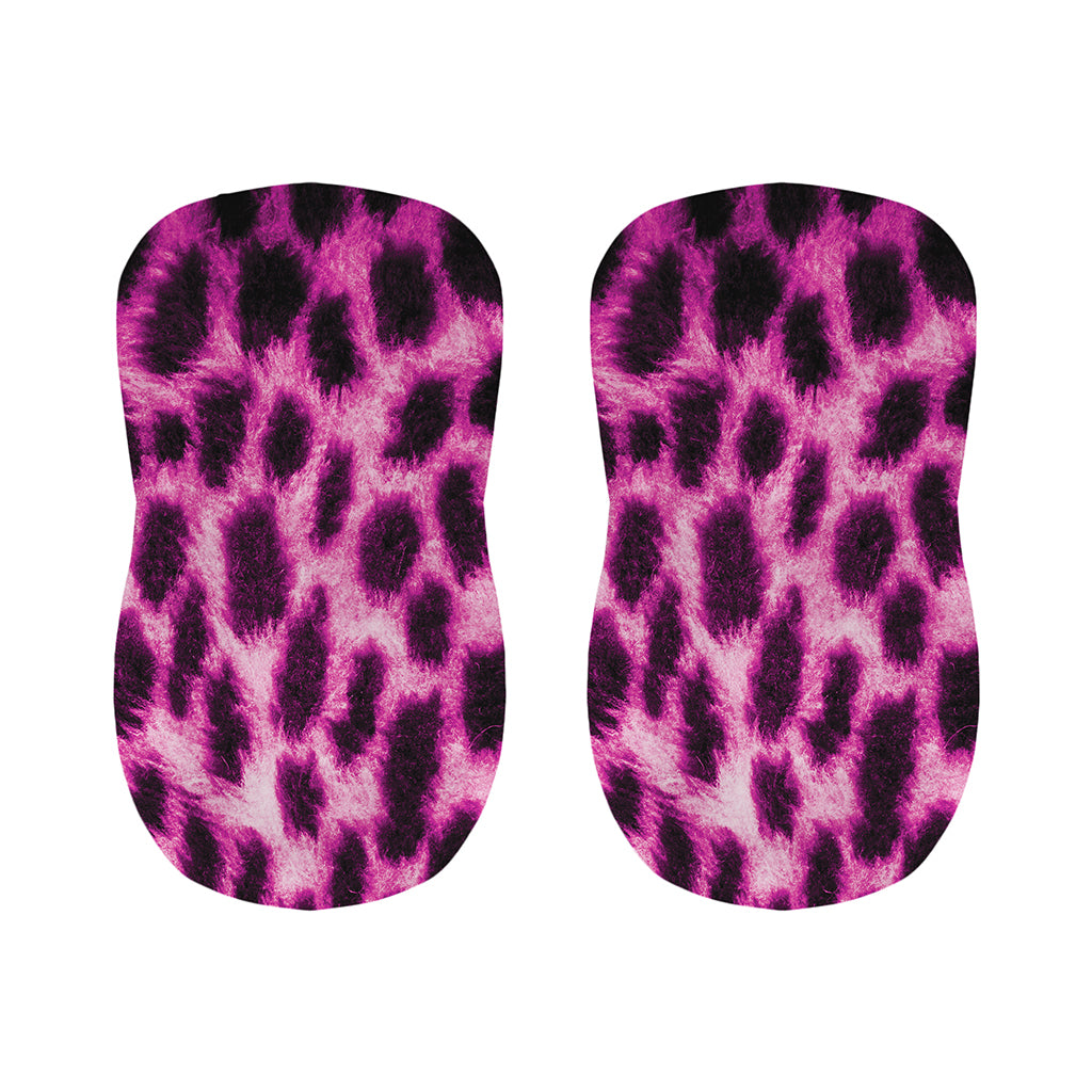 Hot Purple And Black Cheetah Print Bar Stool Covers