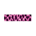 Hot Purple And Black Cheetah Print Bed Runner