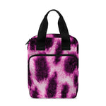 Hot Purple And Black Cheetah Print Bible Tote Bag