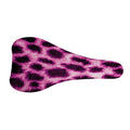Hot Purple And Black Cheetah Print Bicycle Seat Cover