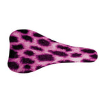 Hot Purple And Black Cheetah Print Bicycle Seat Cover